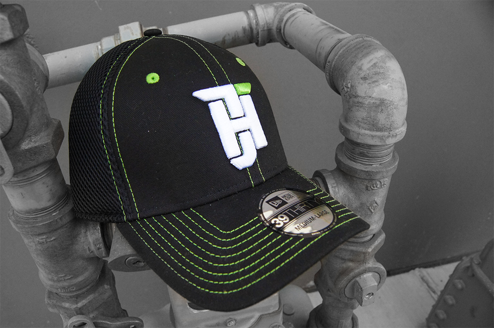 Mesh cap with Just Hats embroidery