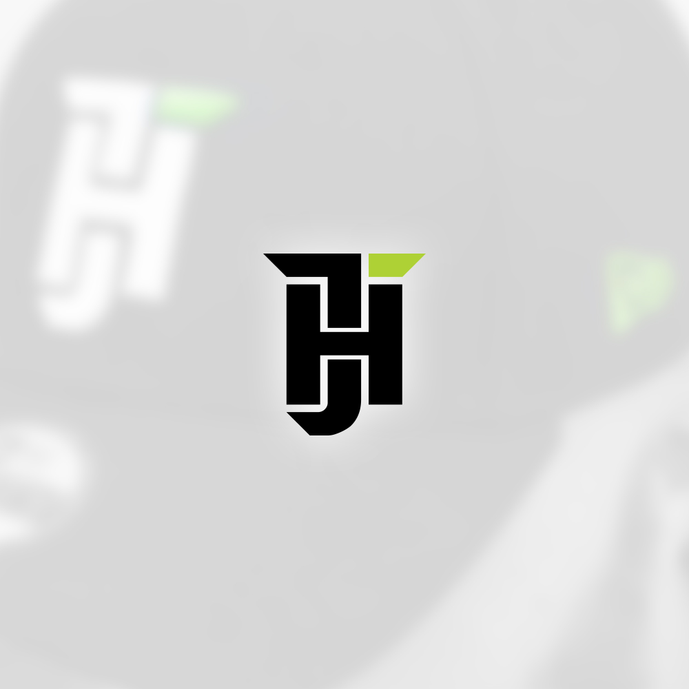 Just Hats stacked wordmark variation